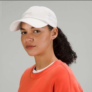 Lululemon Women’s White Embroidered Baller Hat Soft